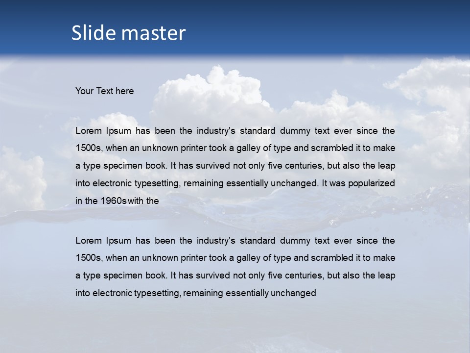 Lax Seafood Lunch PowerPoint Template