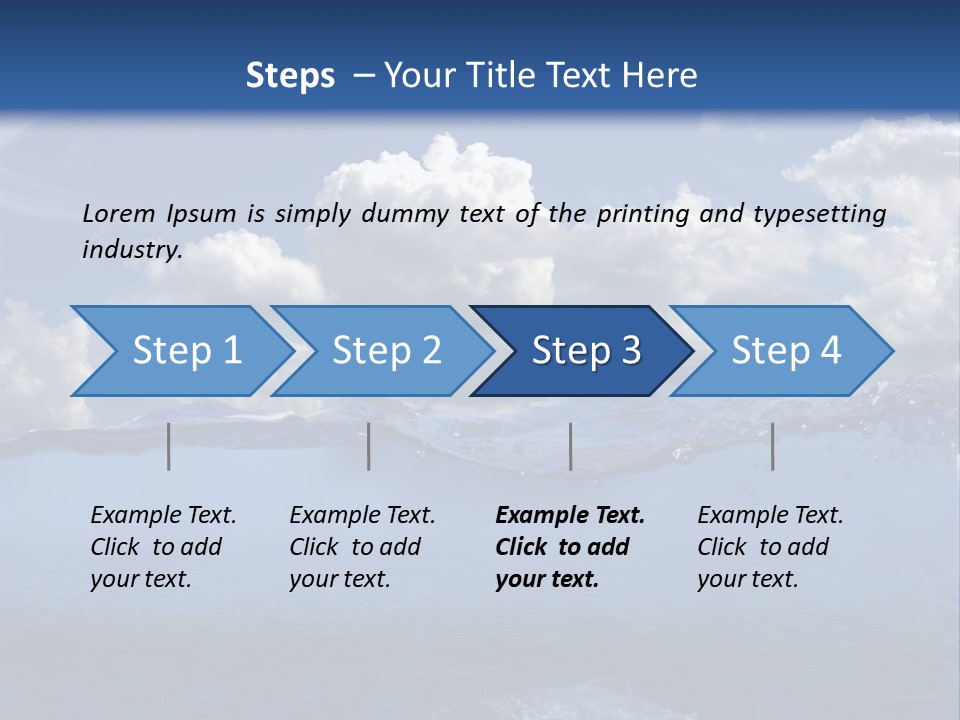 Lax Seafood Lunch PowerPoint Template