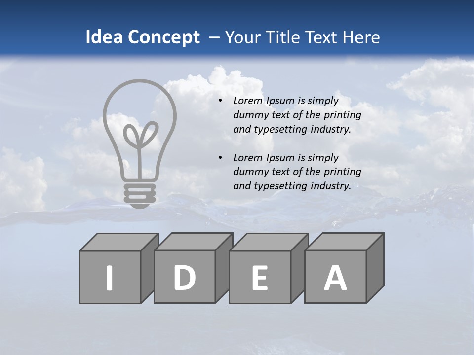 Lax Seafood Lunch PowerPoint Template