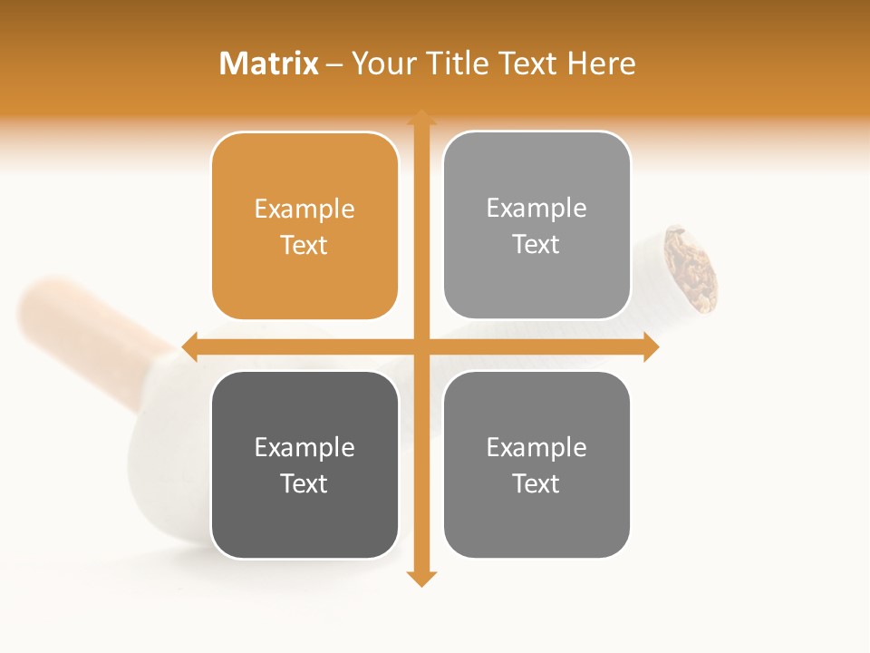 Cigarette Cancerous Quitting PowerPoint Template