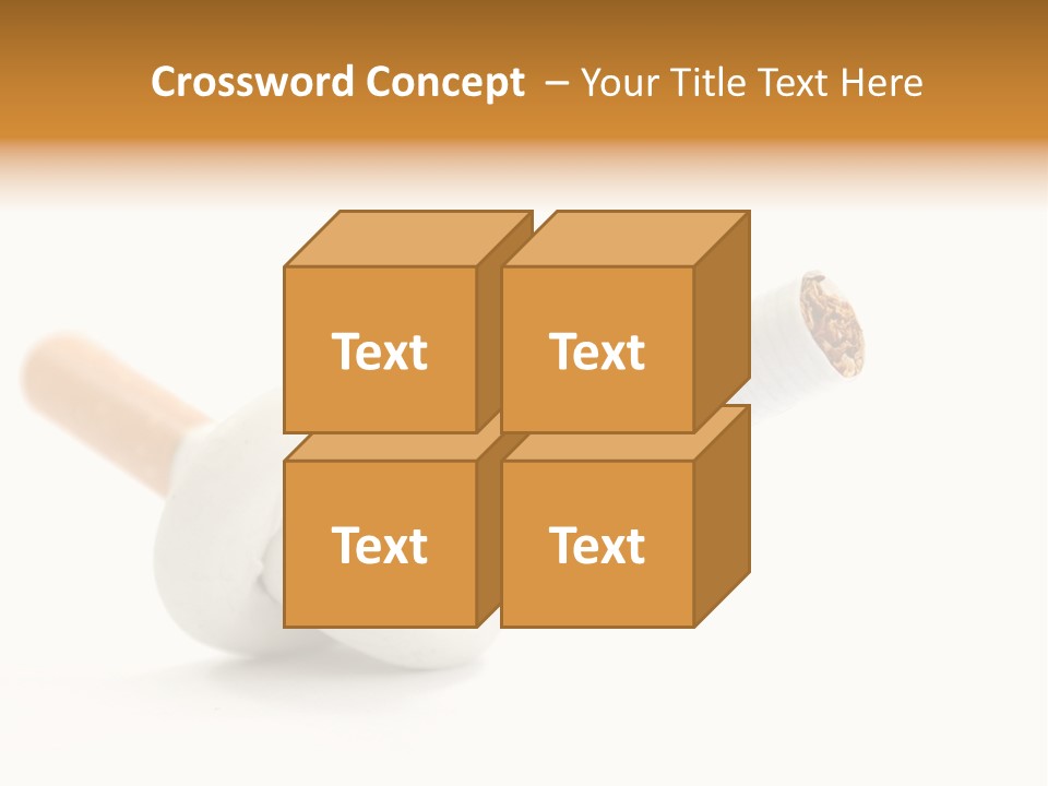 Cigarette Cancerous Quitting PowerPoint Template