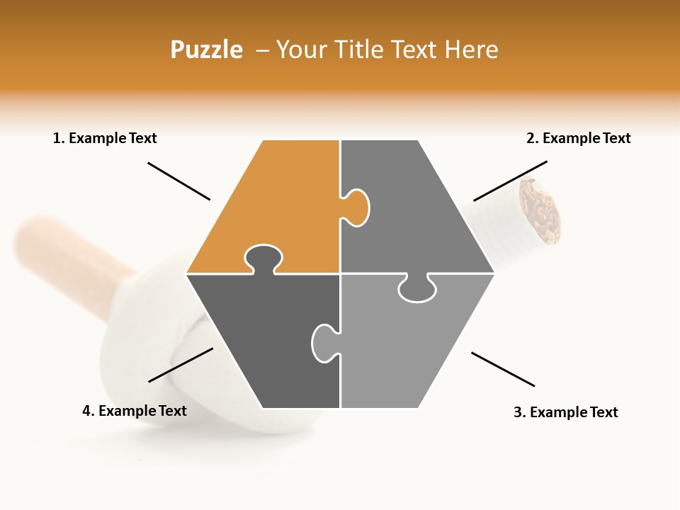 Cigarette Cancerous Quitting PowerPoint Template