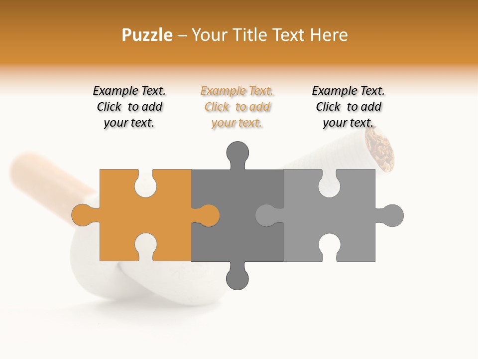 Cigarette Cancerous Quitting PowerPoint Template