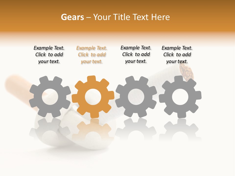 Cigarette Cancerous Quitting PowerPoint Template