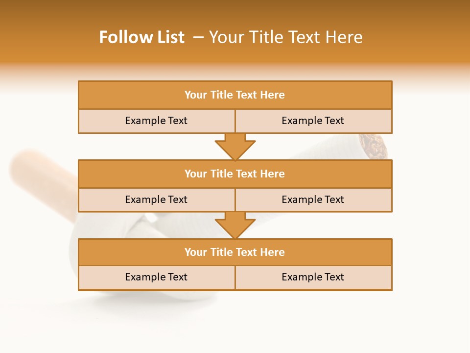Cigarette Cancerous Quitting PowerPoint Template