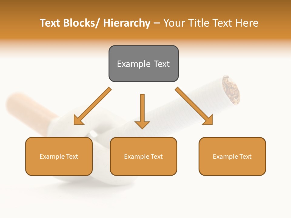 Cigarette Cancerous Quitting PowerPoint Template
