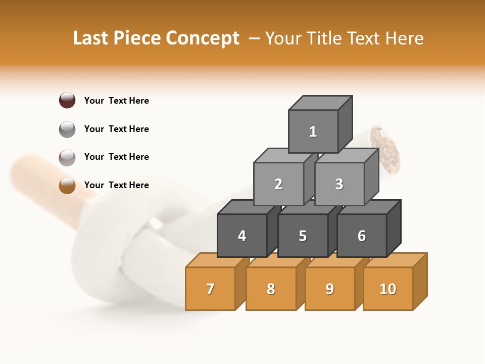 Cigarette Cancerous Quitting PowerPoint Template