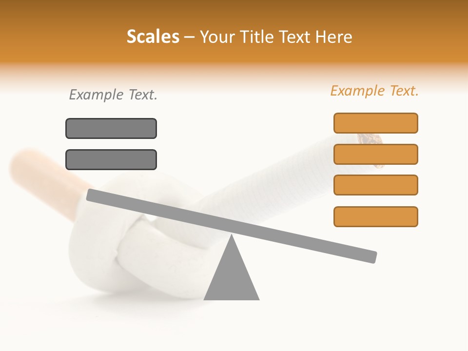 Cigarette Cancerous Quitting PowerPoint Template