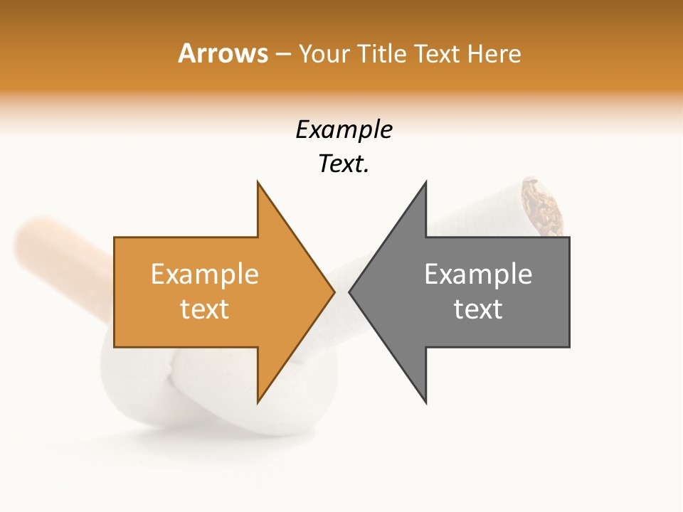 Cigarette Cancerous Quitting PowerPoint Template