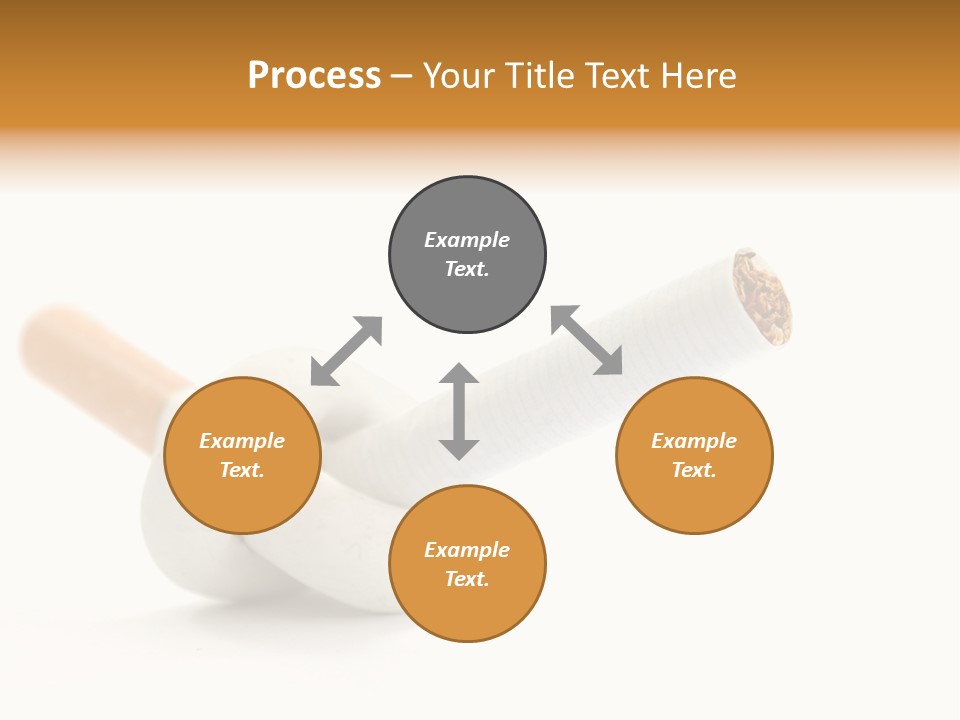 Cigarette Cancerous Quitting PowerPoint Template