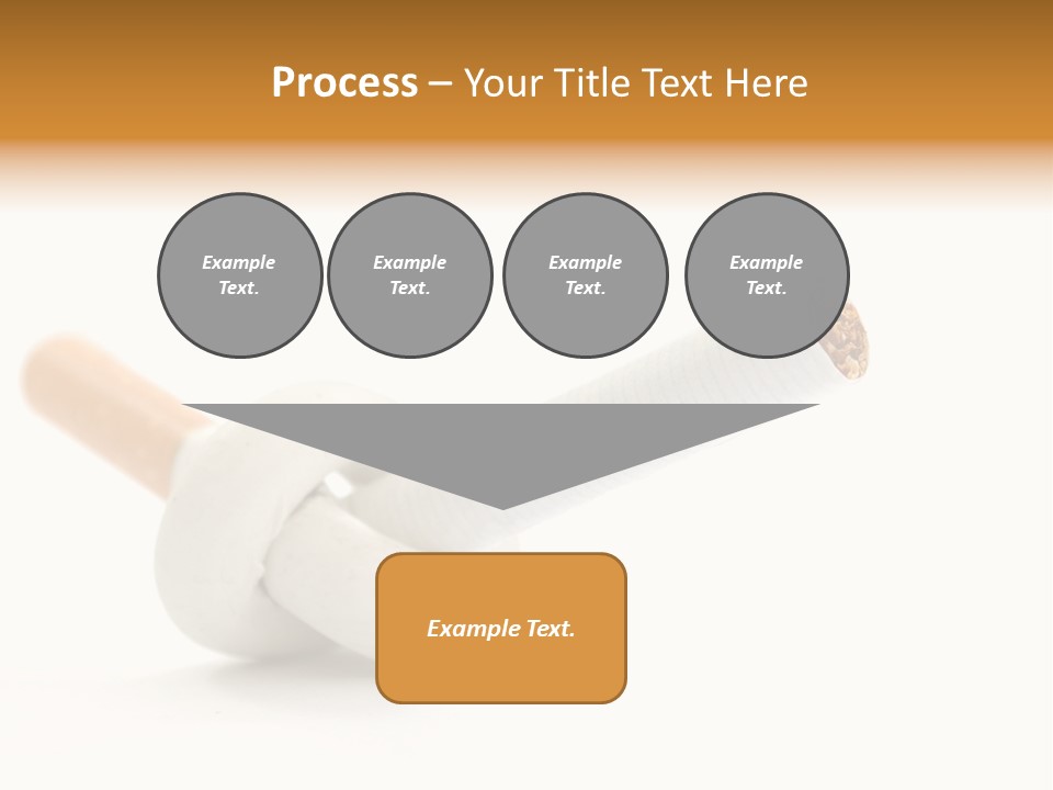 Cigarette Cancerous Quitting PowerPoint Template