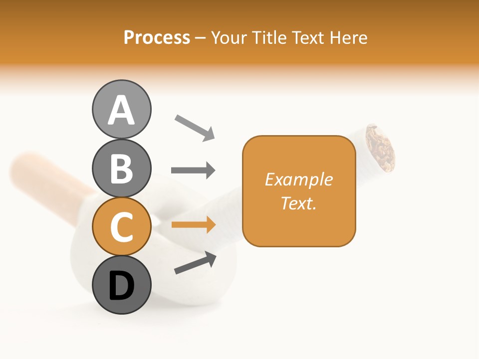 Cigarette Cancerous Quitting PowerPoint Template