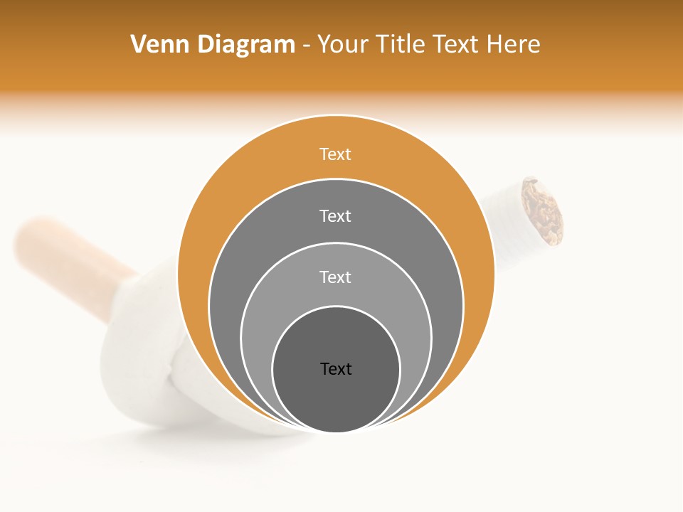 Cigarette Cancerous Quitting PowerPoint Template