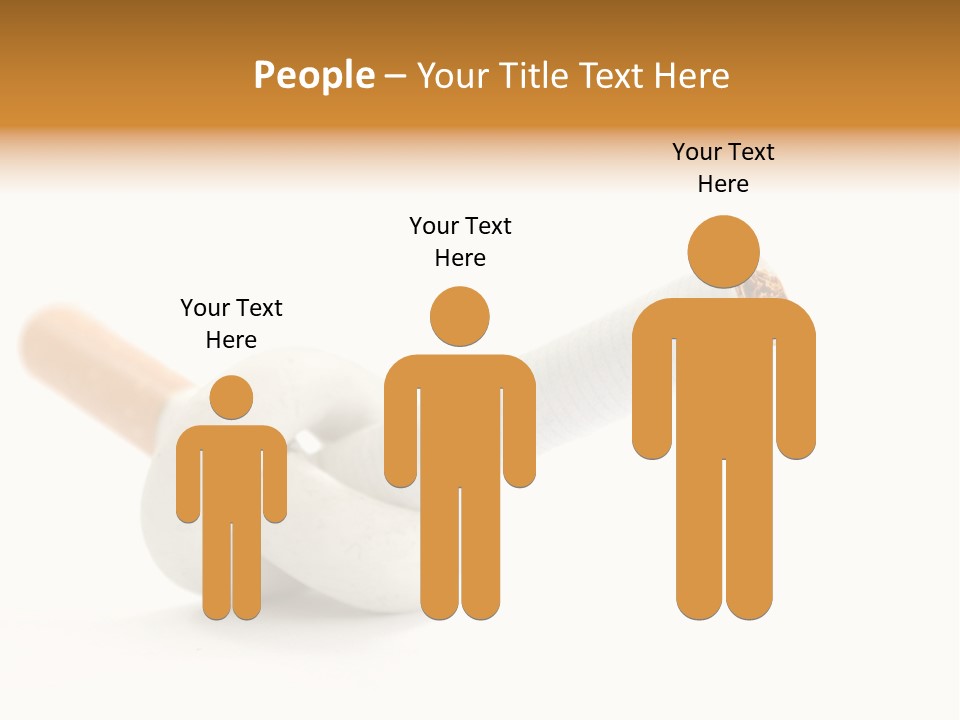 Cigarette Cancerous Quitting PowerPoint Template