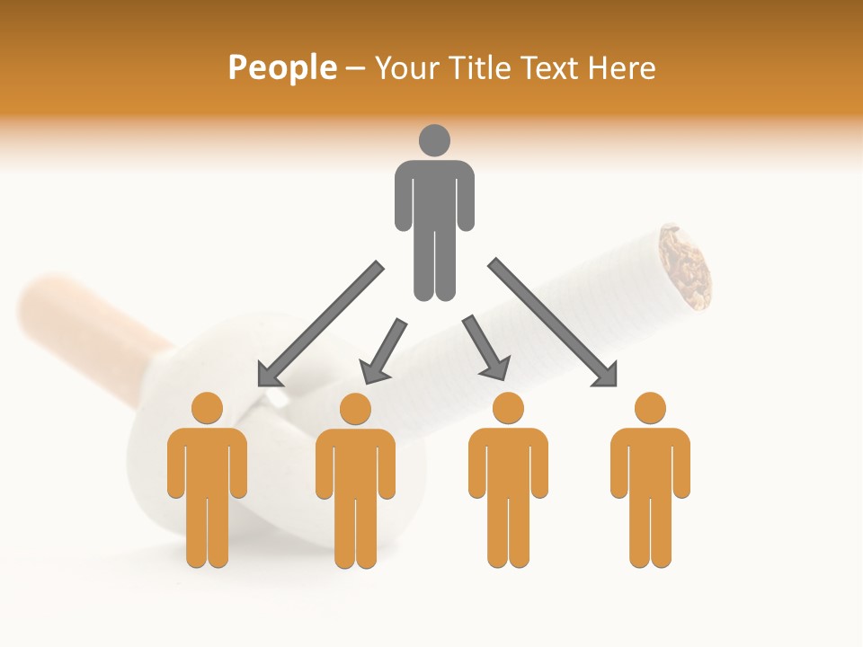 Cigarette Cancerous Quitting PowerPoint Template