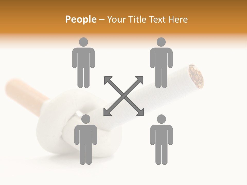 Cigarette Cancerous Quitting PowerPoint Template