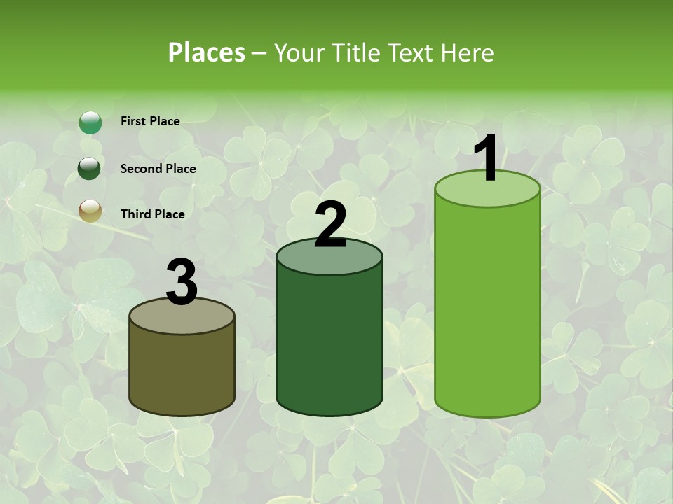 Growing Closeup Leaf PowerPoint Template