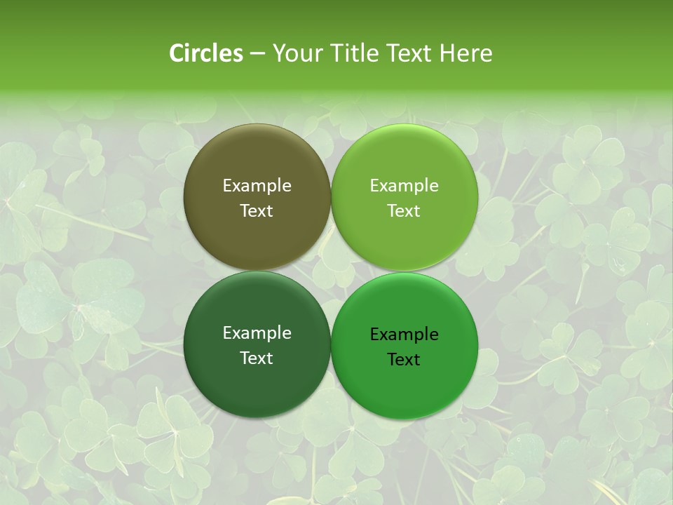 Growing Closeup Leaf PowerPoint Template