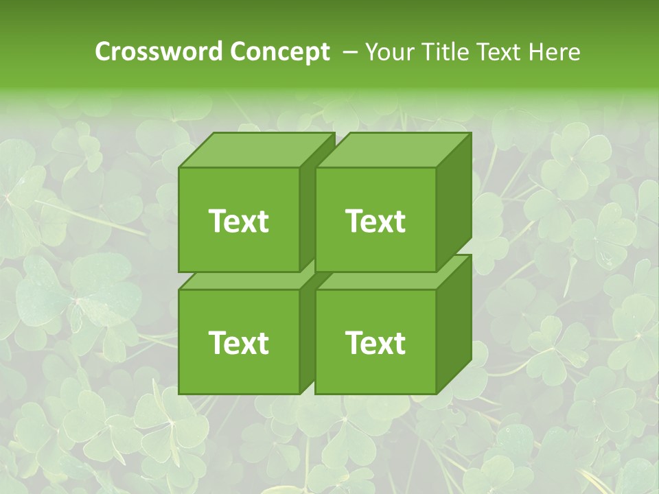 Growing Closeup Leaf PowerPoint Template