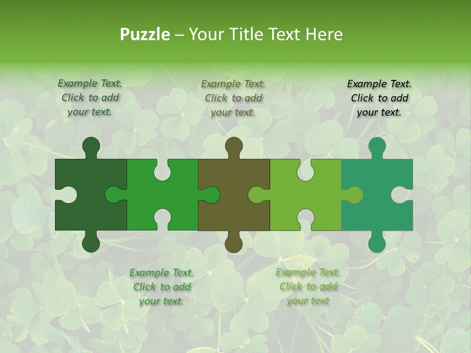 Growing Closeup Leaf PowerPoint Template
