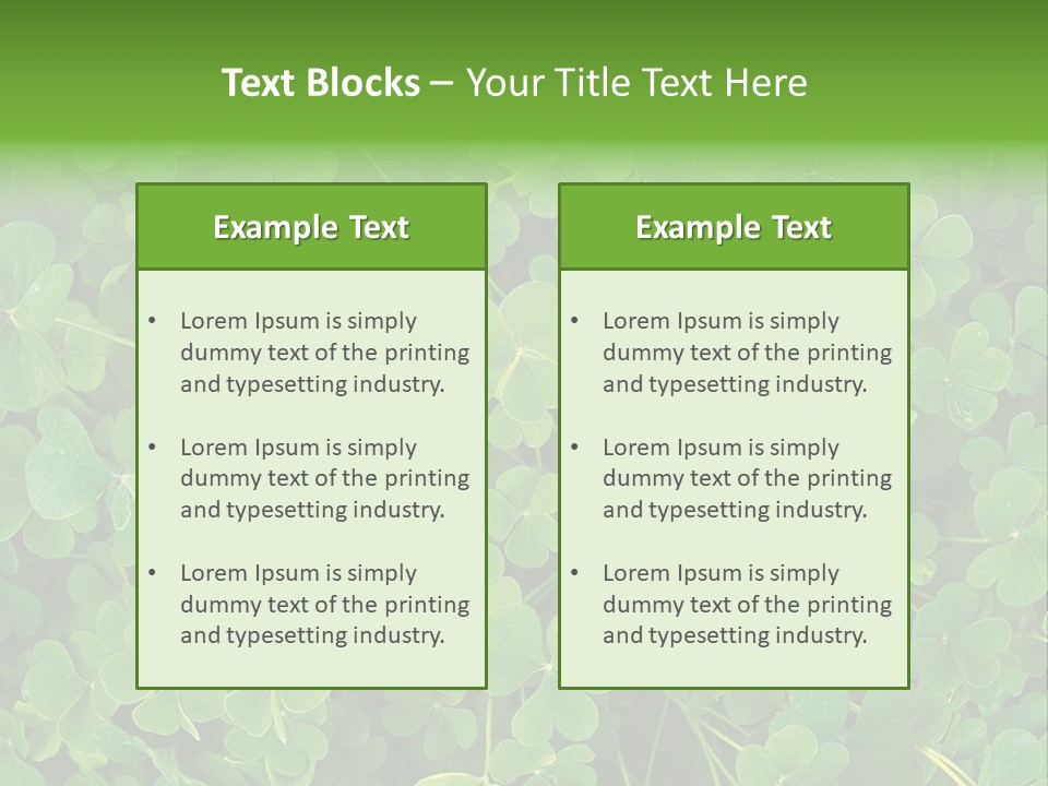 Growing Closeup Leaf PowerPoint Template