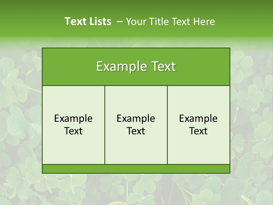 Growing Closeup Leaf PowerPoint Template