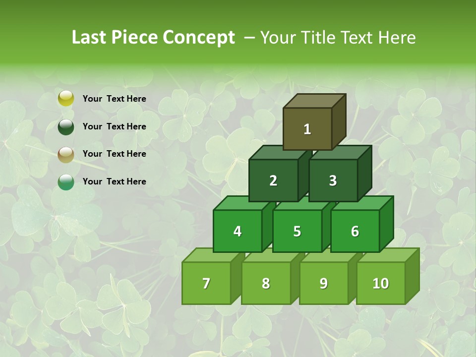 Growing Closeup Leaf PowerPoint Template