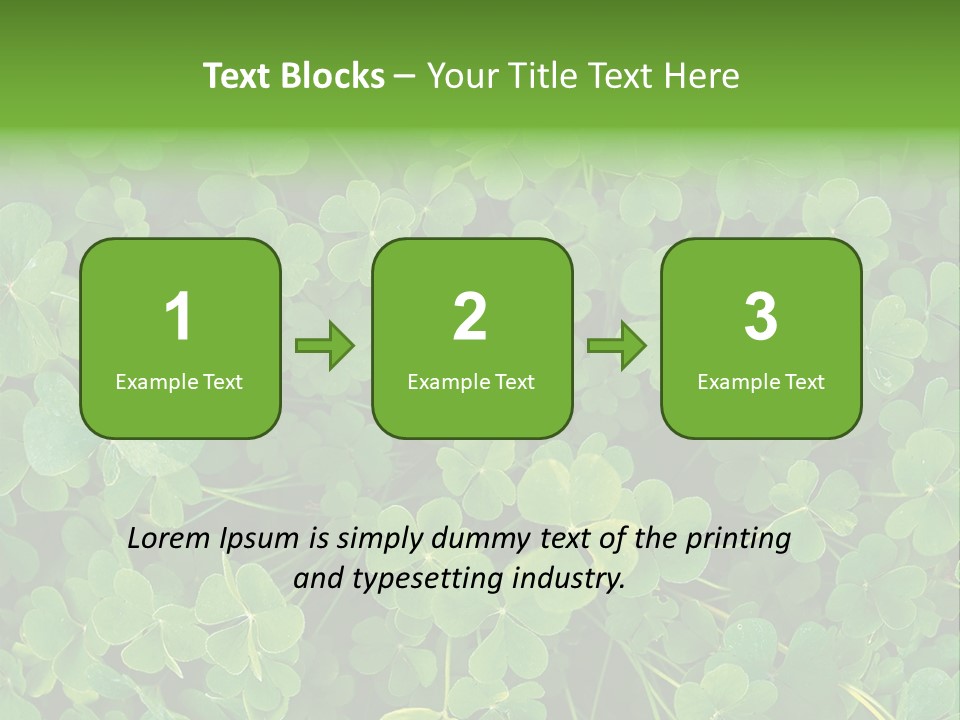 Growing Closeup Leaf PowerPoint Template