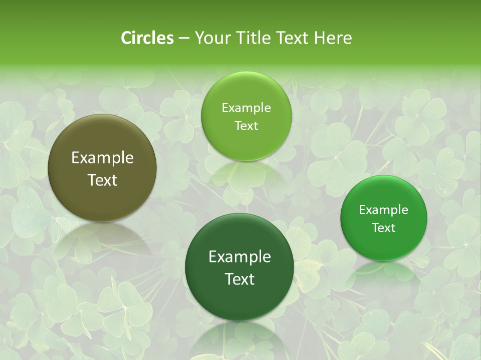 Growing Closeup Leaf PowerPoint Template