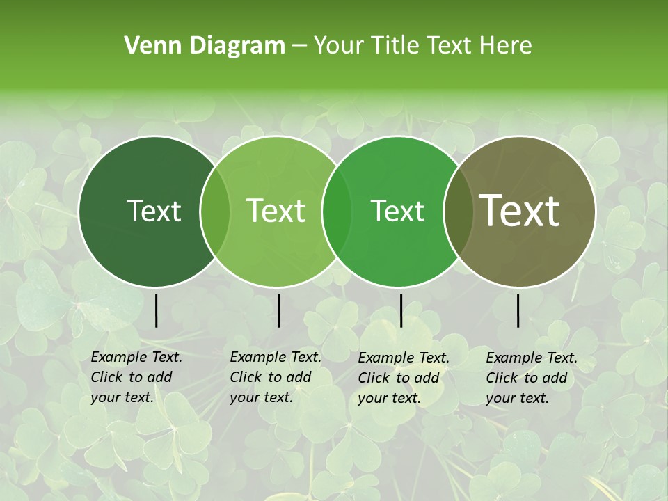 Growing Closeup Leaf PowerPoint Template