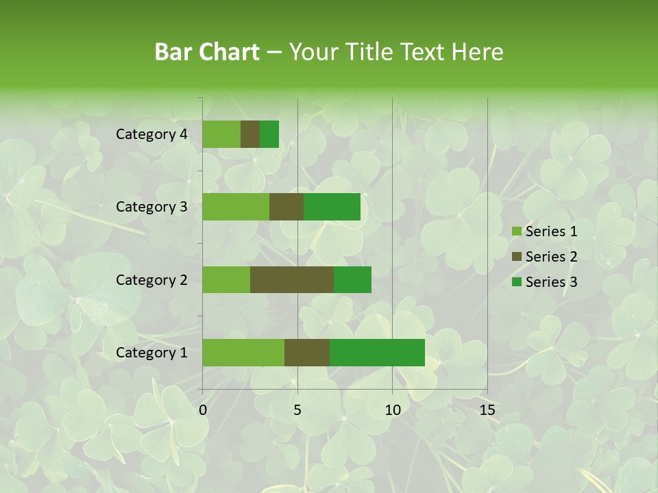 Growing Closeup Leaf PowerPoint Template