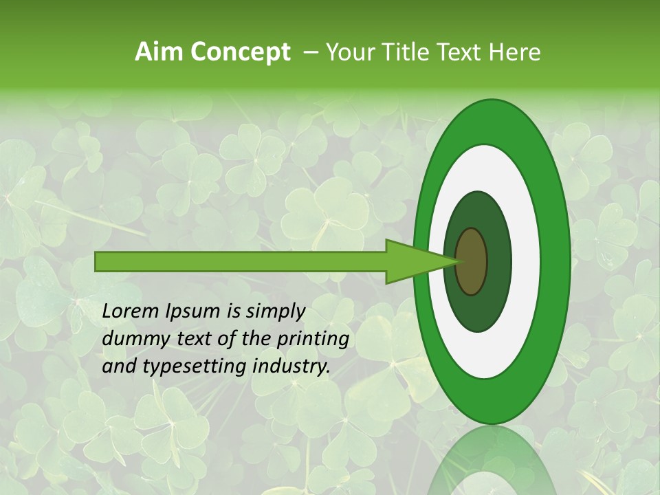 Growing Closeup Leaf PowerPoint Template