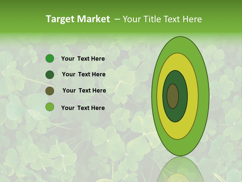 Growing Closeup Leaf PowerPoint Template