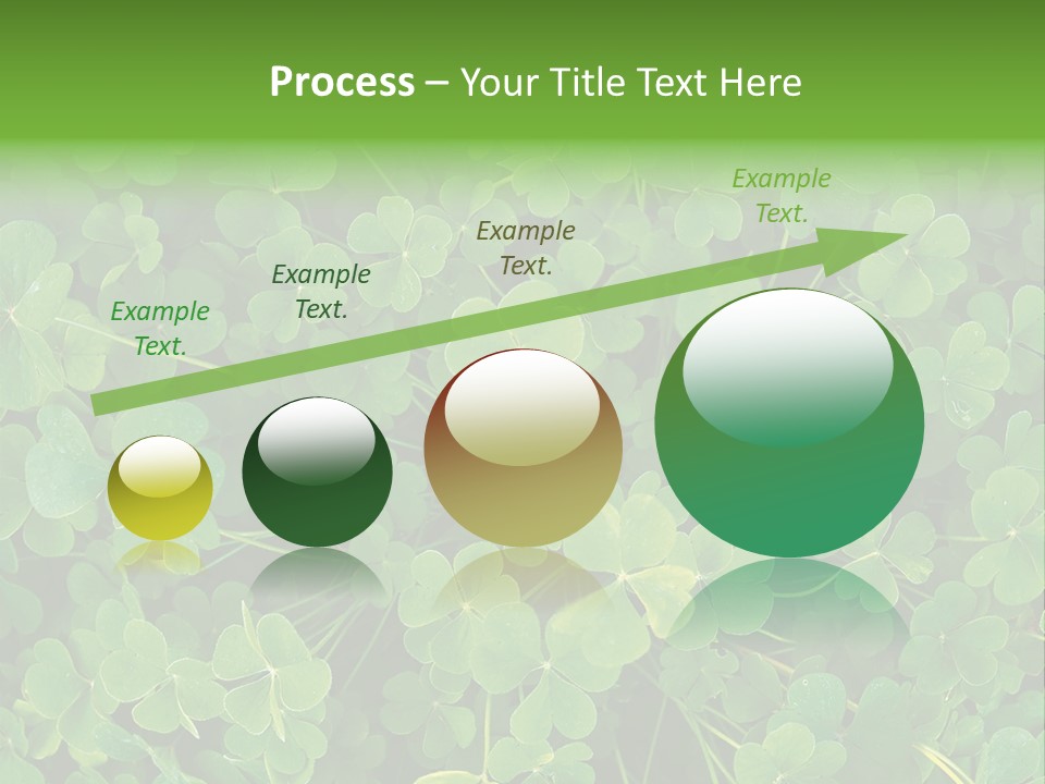 Growing Closeup Leaf PowerPoint Template