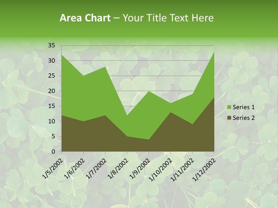 Growing Closeup Leaf PowerPoint Template