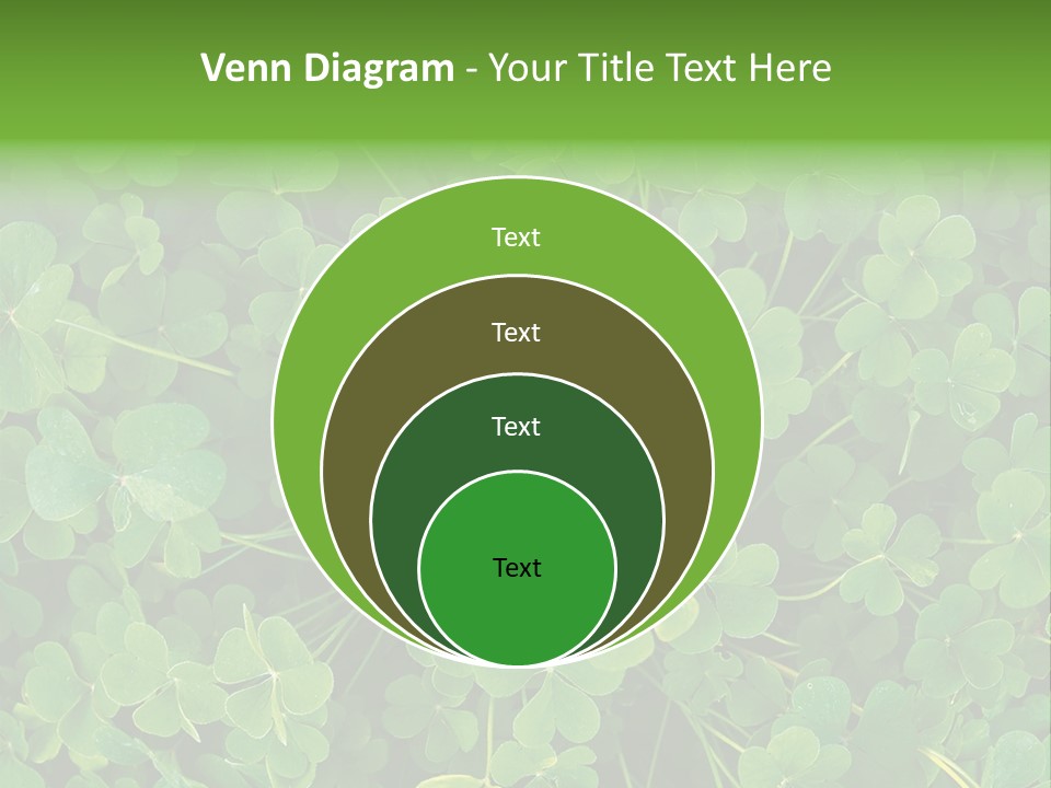 Growing Closeup Leaf PowerPoint Template