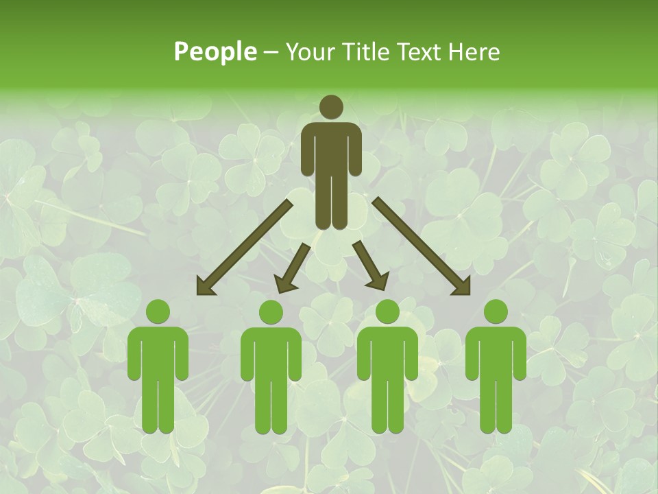 Growing Closeup Leaf PowerPoint Template