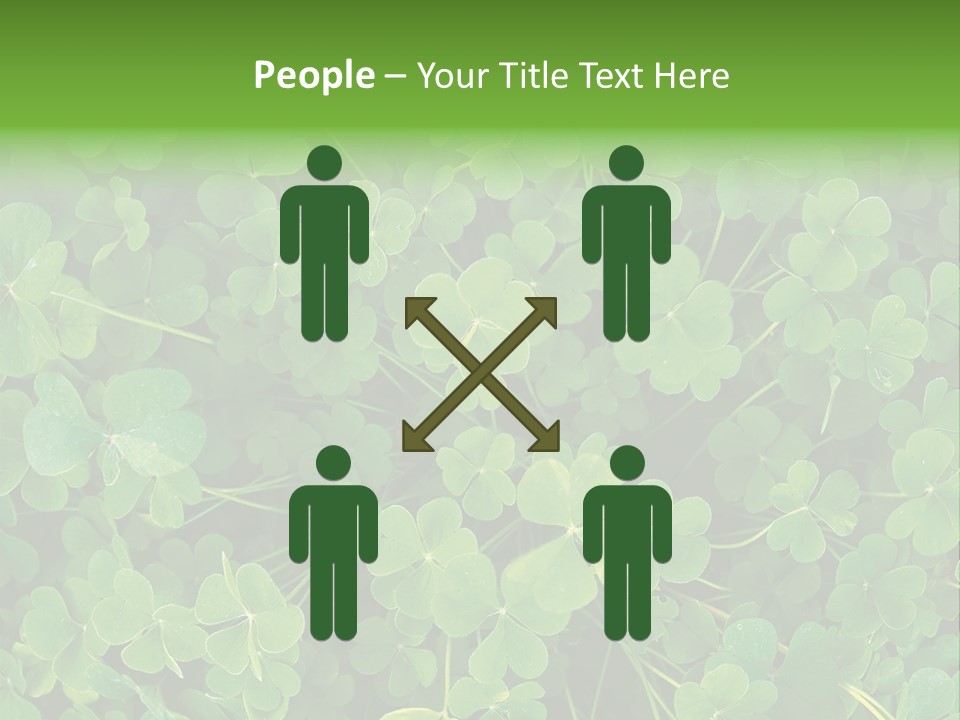 Growing Closeup Leaf PowerPoint Template