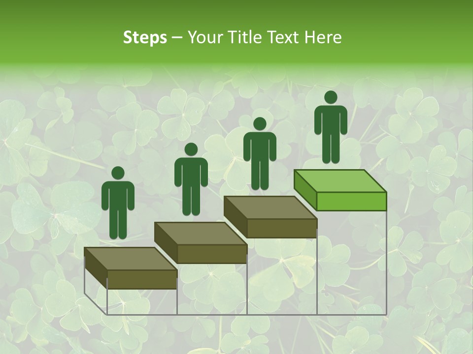 Growing Closeup Leaf PowerPoint Template
