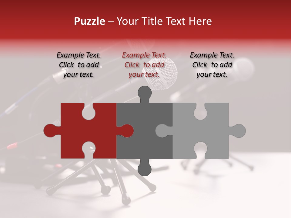 Closeup Technology Media PowerPoint Template