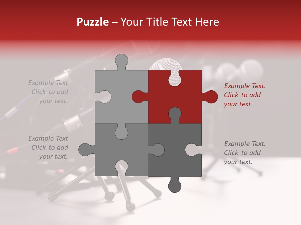 Closeup Technology Media PowerPoint Template