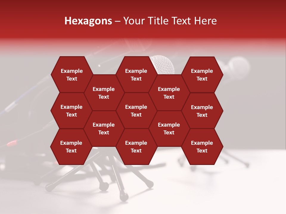 Closeup Technology Media PowerPoint Template