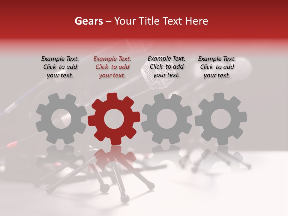 Closeup Technology Media PowerPoint Template