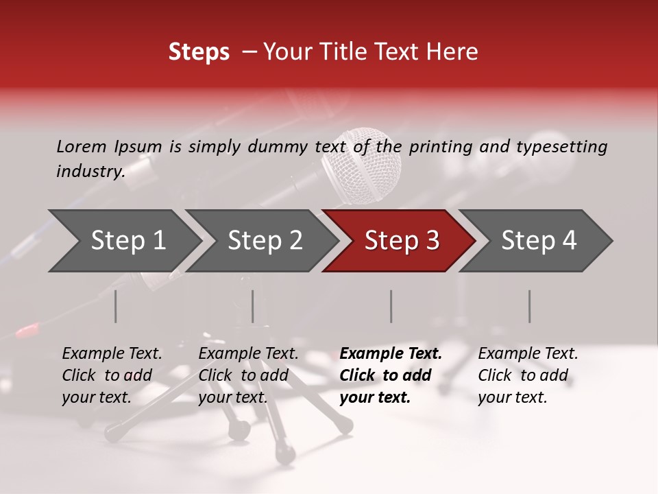 Closeup Technology Media PowerPoint Template