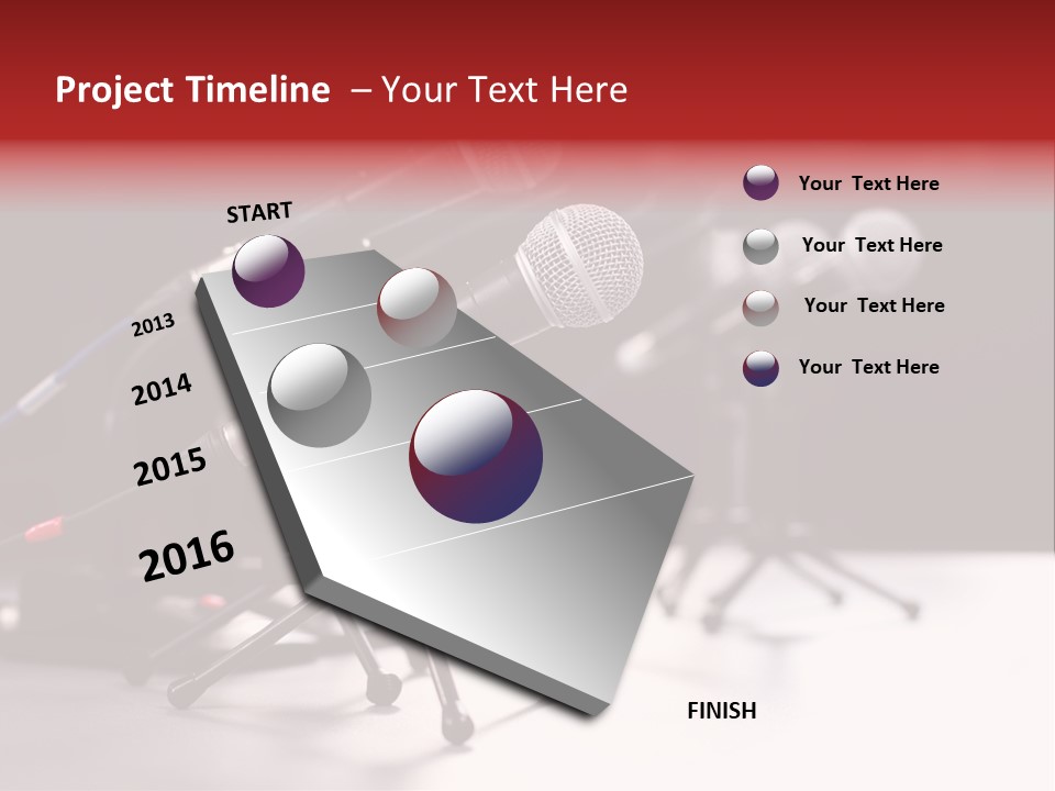 Closeup Technology Media PowerPoint Template