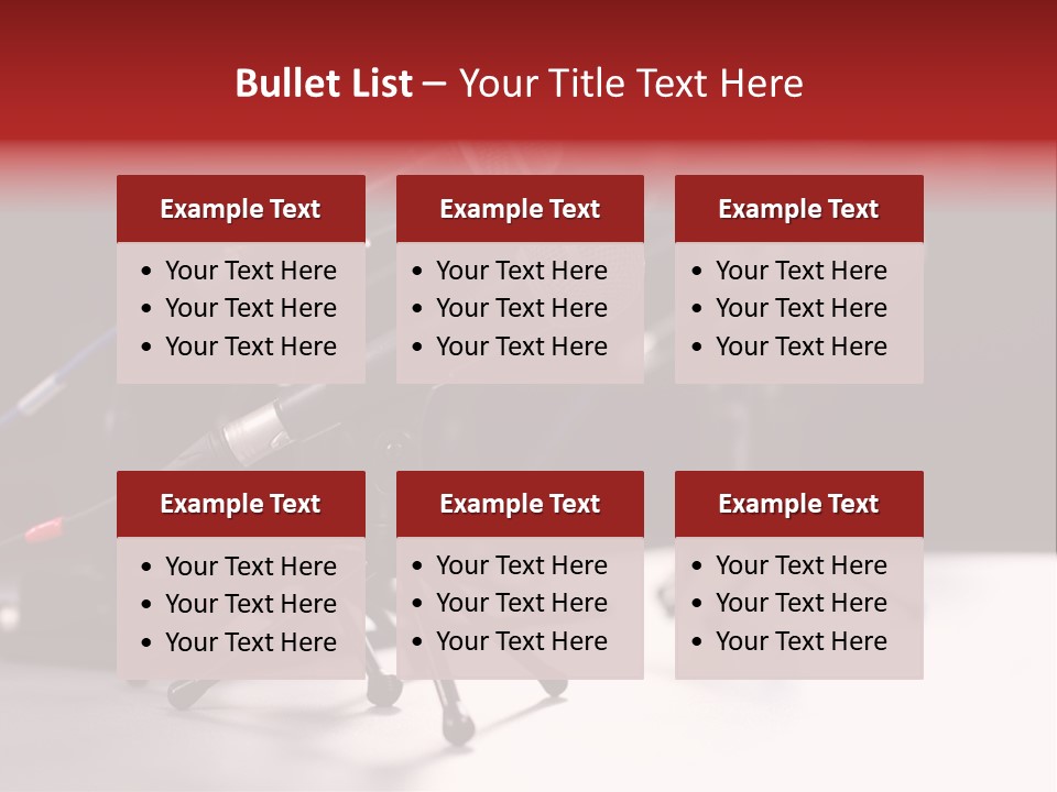 Closeup Technology Media PowerPoint Template