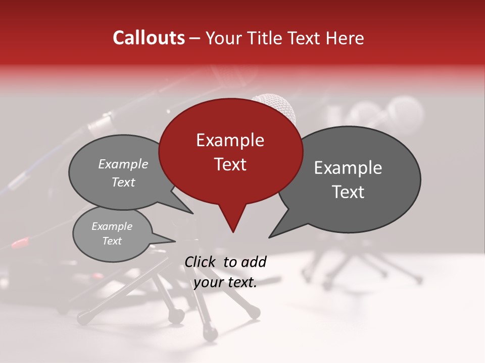 Closeup Technology Media PowerPoint Template