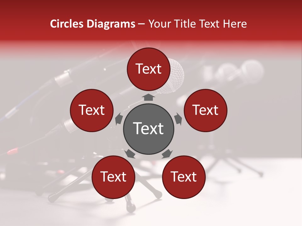 Closeup Technology Media PowerPoint Template