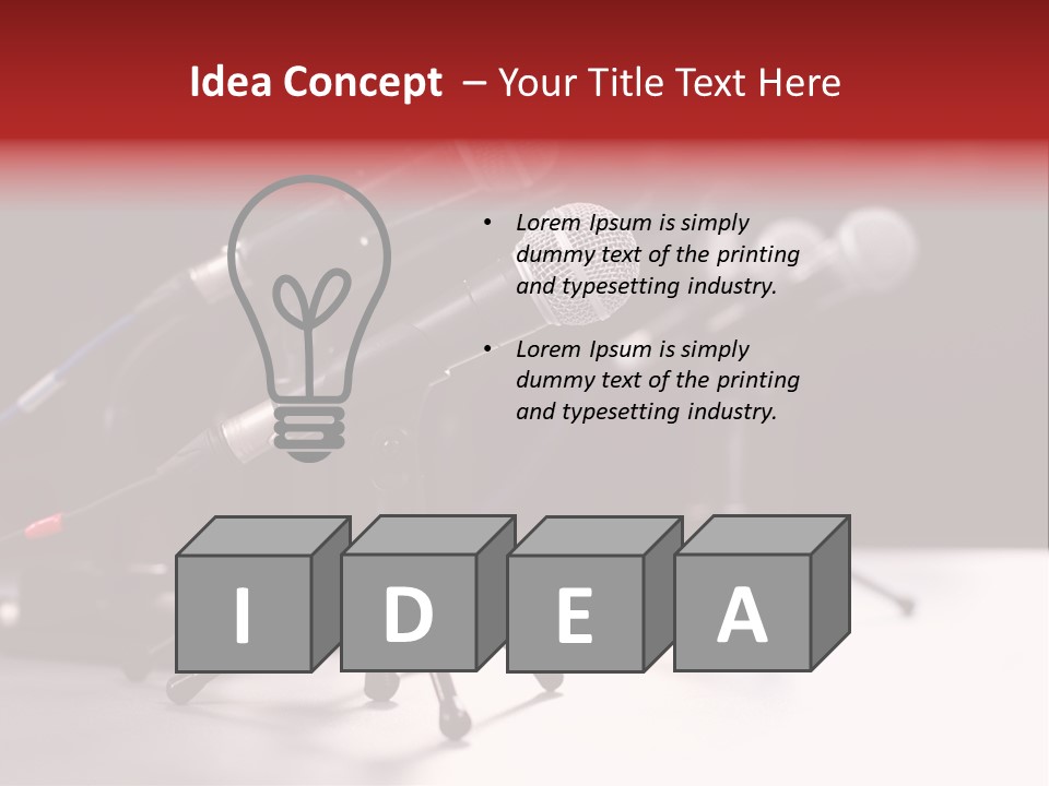 Closeup Technology Media PowerPoint Template
