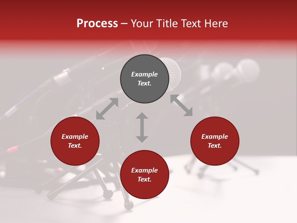 Closeup Technology Media PowerPoint Template